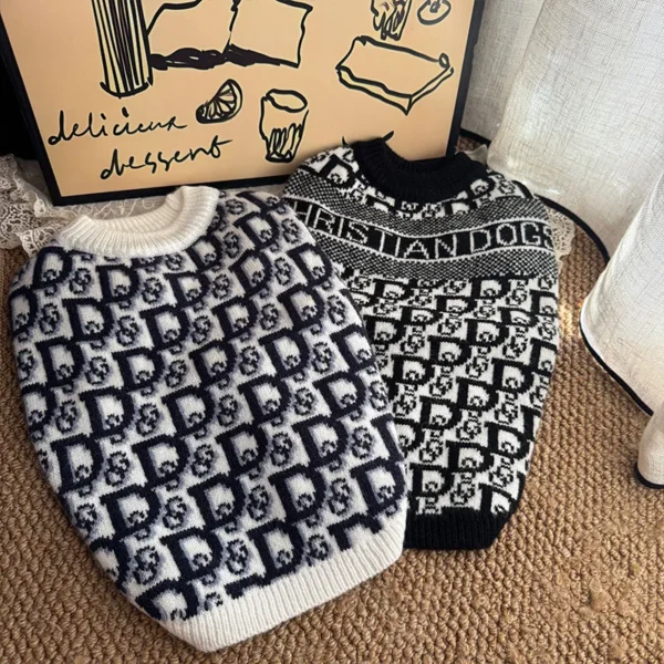 Luxury Designer Dog Sweater XS To 2XL