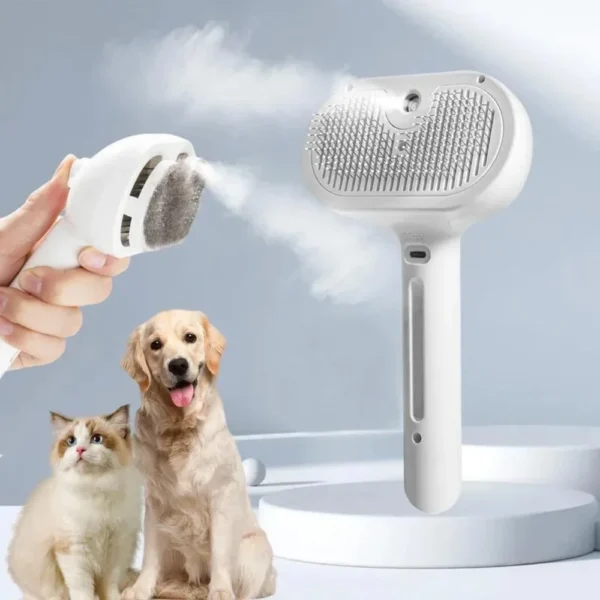 Dog And Cat Steam Massage Grooming Comb