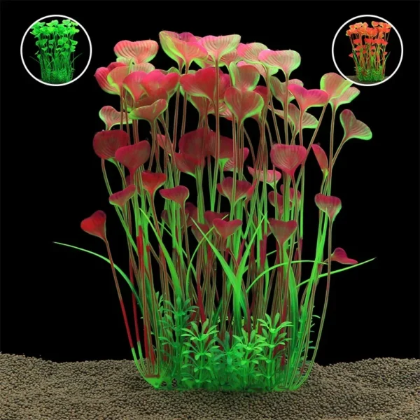 Large artificial Aquarium Plants  For Fish Tank Decoration