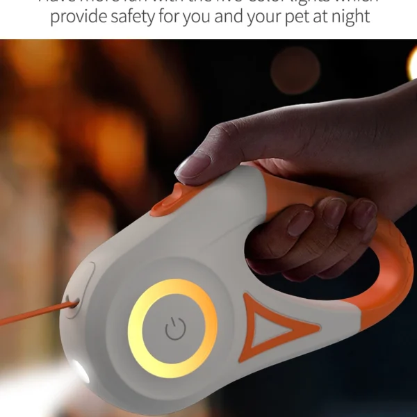 LED Luminous Retractable Dog Leash