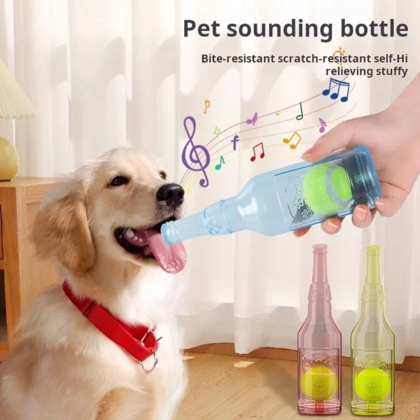 Interactive Dog Bottle Chew Ball Toy